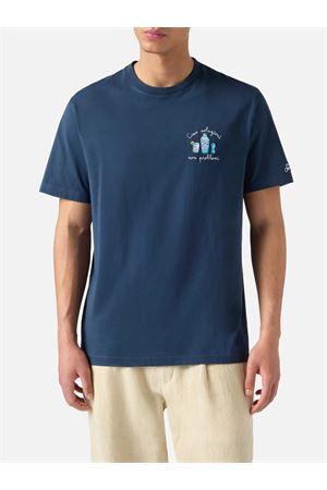T-Shirt Portofino Man In Cotone Con Stampa Frontale MC2 SAINT BARTH | T-shirt | POT000104333L